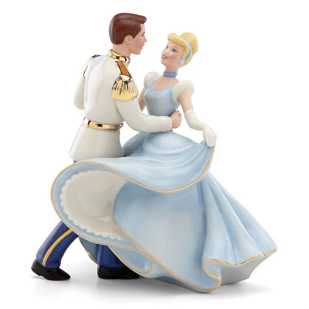 Lenox Disney Cinderella Porcelain Cinderella and Prince Charming Dance Figurine
